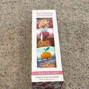 Strawberry Shortcake Cozy Crew Socks Set